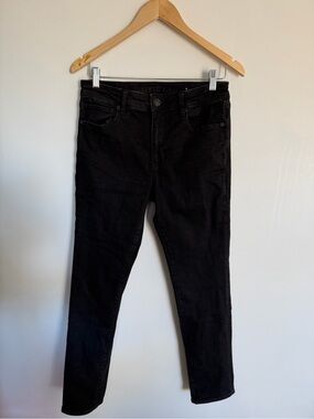 American Eagle Hi-Rise Skinny Jeans | Black | Size 8 Regular